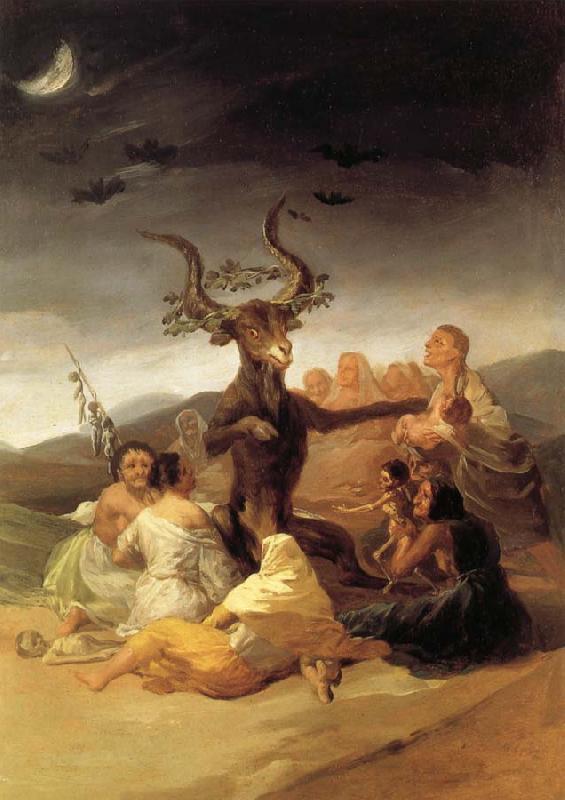 Francisco Goya Witches Sabbath oil painting image